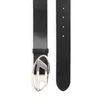 American Style Vintage Belt Die Same Style Big Hardware Buckle Letter Belt 2208153101351