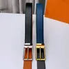 Classic Orange Black Leather Belt with Gold Buckle Adjustable Men Designer Casual/Dressing Belts Fashion Classic Style 35mm Width
