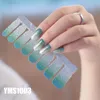 Set Mixed Glitter Powder Gradient Color Sexy Girl Nail Art Polish Sticker DIY pour orteil