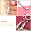 Keychains 3PCS Microfoonvormige 3D Mic hanger ontwerp Key Rings Unieke hangers