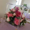 Upscale Party Decoration Transparent AcrylicTable Centerpieces Flower Rack Marriage Floral Stand For Wedding 10 Pcs