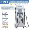 2022 Högkvalitativ ND YAG LASER IPL ELIGHT OPT HR RF 5 IN1 Multifunktionell salong Beauty Machine med 3 handtag Permanent hårborttagning Tatuering Remover