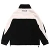 Hiphop streetwear jacka kappa män outwear lambwool vinter varm sport teddy överdimensionerad college streetwear hip hop varsity jacka t220728