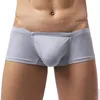 Underbyxor sexiga boxare män gay underkläder is silke homme andningsbara cuecas masculinas calzoncillos hombre slip boxershortsunderpants