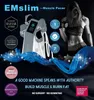 Professionell Emslim Slimming Muscle Stimulator Fat Minska Slim Systems EMS Electromagnetic EMT Body Shaping Beauty Machine 4 Handtag med RF och säte