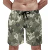 Shorts masculinos aquarela de galinha de galinha arte imprimir calças curtas Men Padrão de nadar com grandes sizemen's