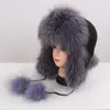 Kadın şapkaları kış kalın sıcak kulaklar moda bombardıman şapkası kadın