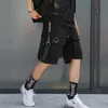 Summer Men Men TechWear Japońskie harajuku modne szorty streetwearowe dla męskich joggerów hip -hopowe spodnie workowate odzież 220705