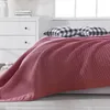 Koce Waffle Plaid Bawełniana Sofa Rzuć Koc Lato Błędnik Oddychający Japoński Ręcznik Kołdra na łóżka Miękka Coverlet