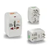 Power Plug Adapter 2 USB ładowanie uniwersalnego adaptera podróży All-in-One International World AC Converter Gniazdo UE