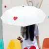 Designers Classic Automatic Umbrellas Fashion Love Love Sunny Umbrella Women Men Pliant Transparent Sunshade Manual Umbrelas Parasol Sumsum