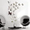 12st Lot 3D Butterfly Mirror Wall Sticker Decal Art Löstbar bröllopsdekoration Kidsrum 220716