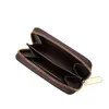 Kvällspåsar Klassisk plånboksdesigner Zipper Coin Leather Key Unisex Keychian och 220802