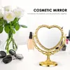 Mirrors Retro Heart Shape Makeup Mirror For Dresser Vanity Desktop Bathroom Bedroom Decorative MirrorMirrors