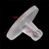 Ear Care Supply 100 Pack Earring Backs Stoppers Clear Rubber Bullet Clutch Earring Back with Pad