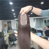 Nouveau Stock à venir 1B naturel noir morceaux de cheveux humains Mini petit Mono Base Toppers pour la perte de cheveux amincissement femmes