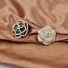 Noble Simulated Pearl Rose Flower Brooch for Women Dress Enameled Bride Brooches Wedding Jewelry Gift Wholesale pirce