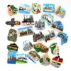 Magnetic 3d refrigerator sticker world tour fridge magnets Bhutan Japan Germany Turkey Australia travel souvenir collection gift 220426