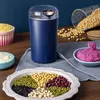 Moedor de café elétrico Moinho de especiarias de precisão Minitriturador portátil para alimentos secos Especiarias, ervas, nozes, grãos Utensílios de cozinha Home Goodthing (azul/branco)