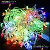 10M 100Leds Led String Light Ac220V Ac110V 9 Colors Festoon Lamps Waterproof Outdoor Garland Party Holiday Christmas Lights Decoration Drop