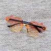 Kids Cute Animal Sunglasses Novelty Pig Lenses Lovely Rimless Sun Glasses