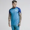 Sik Silk T-shirt Men Zomer Korte mouw Compressie T-shirt Mesh Tops T-stuk mannelijke kleding Casual mode T-shirts Men 220520