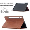 PU Leather Case for Samsung Tab S7 T870 S8 X700 X706 11inch Wallet Flip ID Slot Magnet Holder