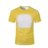 10 cores camisas de sublimação para homens suprimentos de festa transferência de calor camisetas em branco camisetas