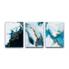 Ocean Blue Abstract Wall Art Picture Canvas Painting Poster Stampa Decor Wall Art Immagini Decorazione soggiorno