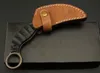 103K Karambit Claw Knife Titanium Surface Tactical Rescue Tasca Artiglio Lama fissa Caccia Pesca EDC Strumento di sopravvivenza Coltelli regalo di Natale 0278