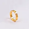 Classic Luxury Designer New Jewelry Titanium Steel Gold Rose Gold and Silver High Quality Never Fading Diamond Non Allergic Men and Women Love Screw Romantic Ring