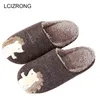 LCIZRONG High Quality Hedgehog Harajuku Women Slippers Cotton Warm Snow Winter Home Slippers Woman Men Indoor Shoes Kid Y200106