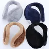 Berets Unisex Solid Color Soft Thicken EarMuffs Winter Warm Plus Velvet EarMuff For Women Men Windproof Ear Muffs Adult EarmuffsBerets