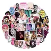 50Pcs Hip Pop Cantante Lil Peep sticker Rapper Graffiti Giocattolo per bambini Skateboard auto Moto Bicicletta Decalcomanie all'ingrosso