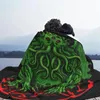 Blankets Cthulhu Waits Knitted Lovecraft Occult Horror Flannel Throw Blanket Home Couch Decoration Ultra-Soft Warm Bedspreads