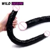 2020 sexyshop 21 Zoll Doppelenddildo Riesige Gelee-Dildos Künstliche Klitoris-Massagegerät sexy Spielzeug für Frauen Langer Penis Erwachsene