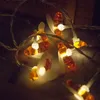 Medidor de decoração de festa 30 LED String Shape Shape Garden Caminho Decoração Lumin