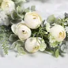 Guirlanda de casamento coroa headpieces flores artesanais tiara hairbands acessórios para o cabelo para mulheres damas de honra meninas seasi221o