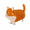 100pcs walking animal helium balloon cute cat dog dinosaur foil birthday party decoration baby shower gift toy 2205232820172I