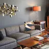 クッション/装飾枕ローズローズゴールドピンクネイビーブルー幾何学抽象パターンクッションカバー40x40家庭用装飾ジオメトリスロー