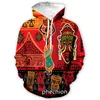 Herren Hoodies Sweatshirts Phechion Mode Männer/Frauen Afrikanische Kunst 3D -Print Sport Streetwear Hip Hop Casual Sweatshirt Kleidung Z123men's IM