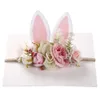 Europejskie i amerykańskie dziecko Easter Ear Pałą na głowę High Quality Girls sztuczne kwiatowe opaski do włosów księżniczka Band 5096753