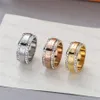 Designer de anéis de pedras, anéis de moda, joias para homens, mulheres, presentes unissex, 3 cores, qualidade superior