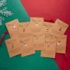 Mode Emalj Julgran Santa 2022 Claus Snowman Pendant Halsband Smycken för Kvinnor Choker Clavicle Chain Card Party Presenter