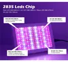 Led Licht Groeien 2000W 3000W Waterdichte Phytolamp Volledig Spectrum 2 Modus Schakelaar Veg Bloei Indoor Plantengroei lamp