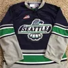 Maglia da hockey su ghiaccio CeUf Seattle Thunderbirds Ricamo da uomo cucito Personalizza qualsiasi numero e nome maglie
