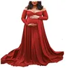 Cotton Pregnant Dresses For Women Maxi Maternity Gown Clothes For Photo Shoots Maternity Pregnancy Dress Photography Props 1414 E3