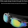 Professional Prescription Swim Glasses Optical Swimming Goggles Swim Pool Anti-fog Swimming Eyewear HD Electroplating Glggles G220422