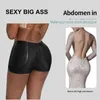 XXS XS Wyściełane majtki Body Shaper Krótka Fałszywa tyłek Big Booty Bum Butt Lifter Hip Enhancer ShapeWear Trainer Trainer Samless Bielizna L220802