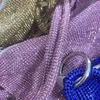 2022SS Diamonds Sacs à bandoulière Sacs à main Luxurys Designers Chaînes de mode multicolores Sac à dos Totes Shimmer Glitter Enveloppe Sacs Sac à main